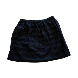 Gap Blue and Black Striped Skirt Size Medium